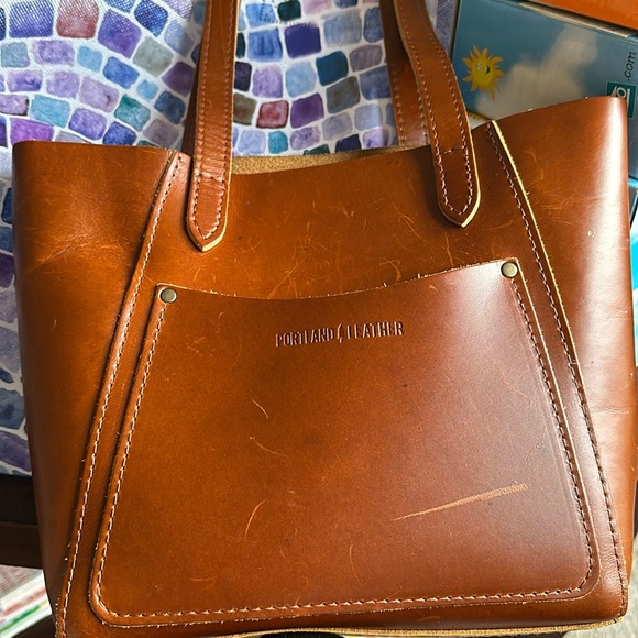 Portland Leather Handbags - Portland leather tote